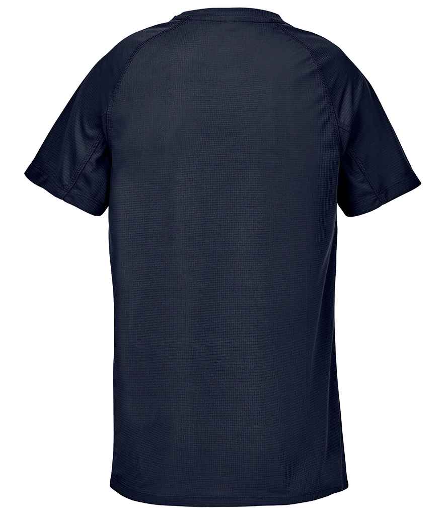 SOL'S Ladies Vortex Ripstop Performance T-Shirt in French Navy, back view