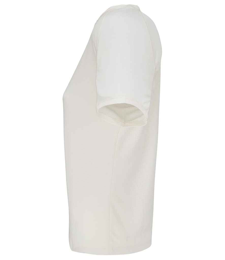 SOL'S Ladies Vortex Ripstop Performance T-Shirt in Off White, side view