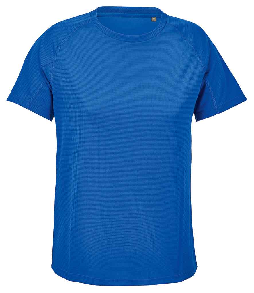 SOL'S Ladies Vortex Ripstop Performance T-Shirt in Royal Blue, front view