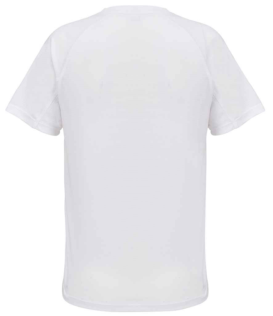 SOL'S Ladies Vortex Ripstop Performance T-Shirt in White, back view