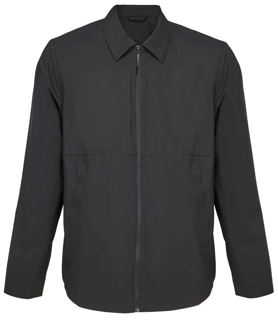 NEOBLU Unisex Anton Jacket in Deep Black, front view