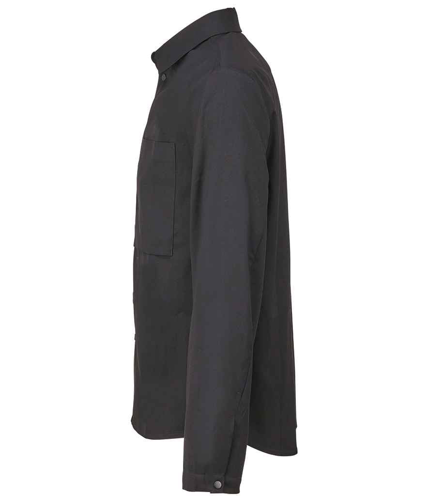 NEOBLU Unisex Madden Overshirt in Deep Black, side view