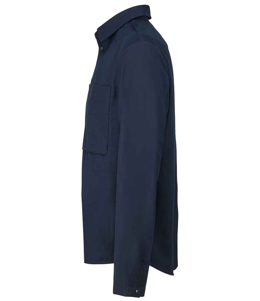 NEOBLU Unisex Madden Overshirt in Night Blue, side view
