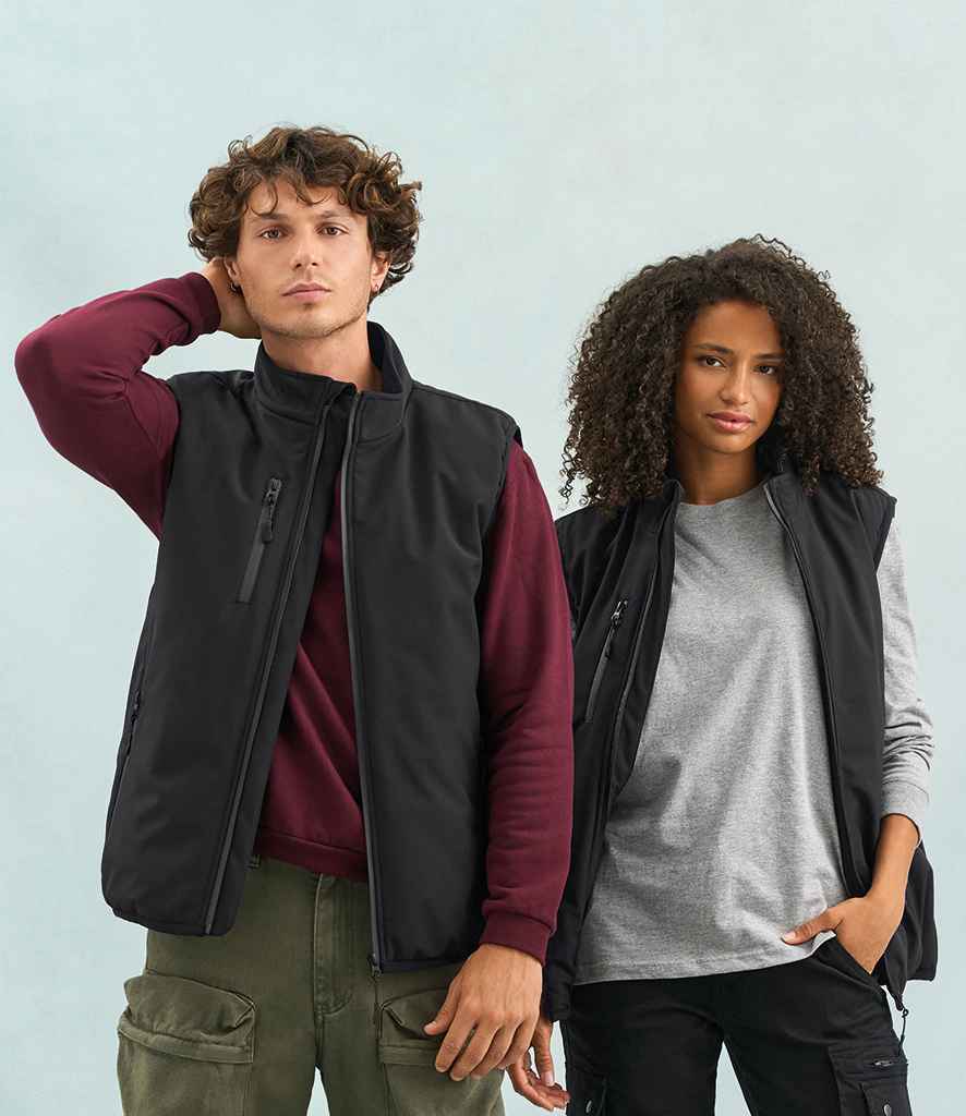 SOL'S Unisex Falcon Padded Bodywarmer in Black