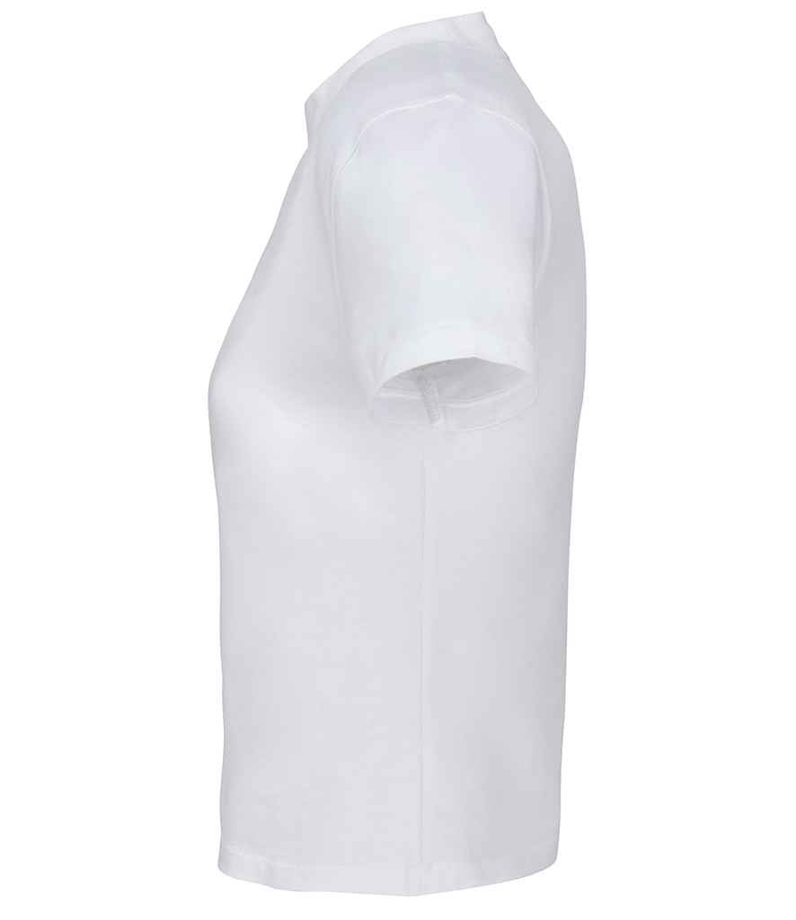 SOL'S Ladies Lilia Low Crop T-Shirt in White, side view