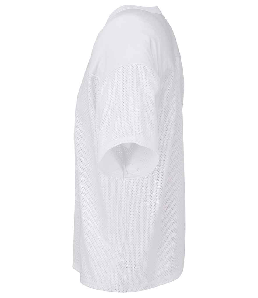 SOL'S Unisex Nino V Neck T-Shirt in White, side view