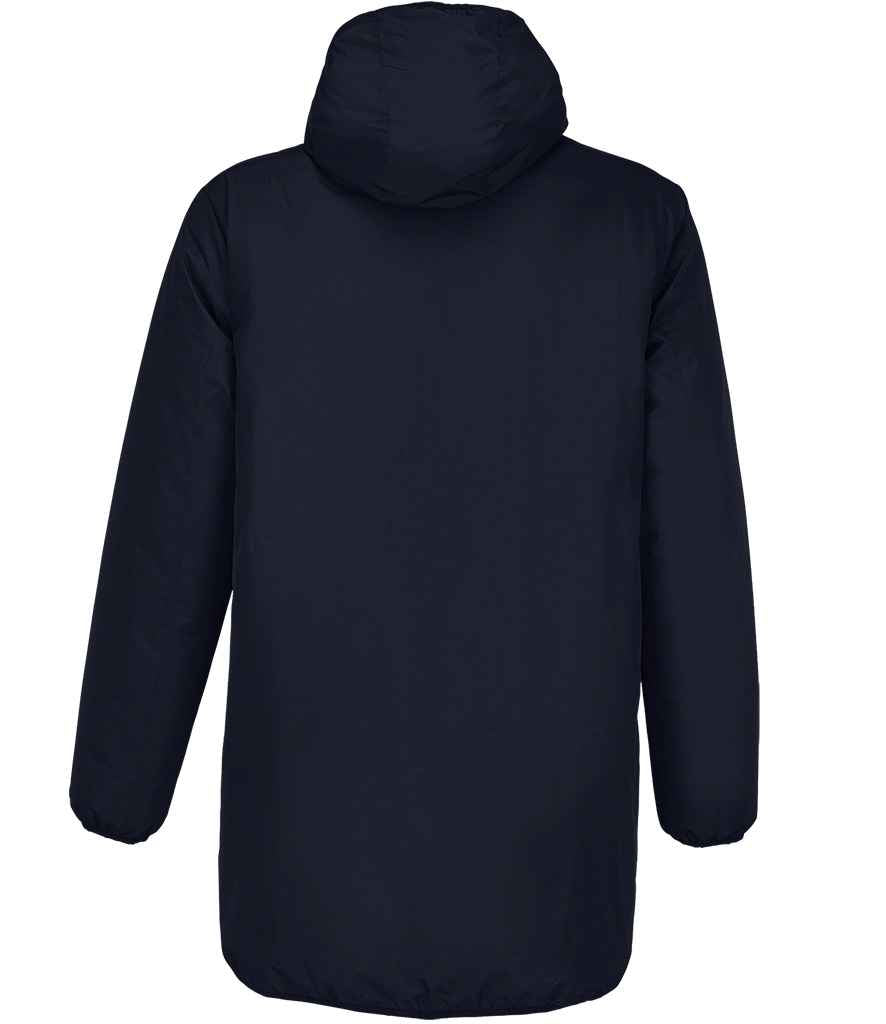 SOL'S Unisex Reverse Parka Jacket in French Navy, back view