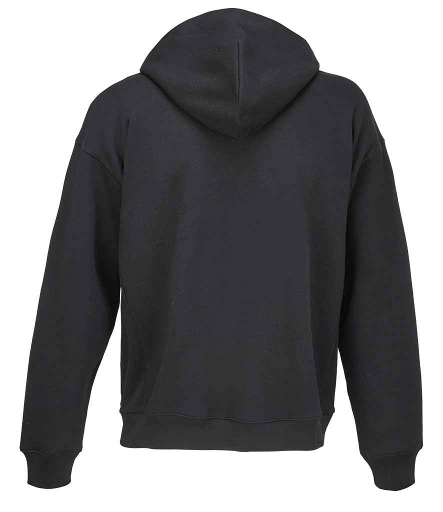 SOL'S Unisex Jelo Zipped Hoodie in Black, back view
