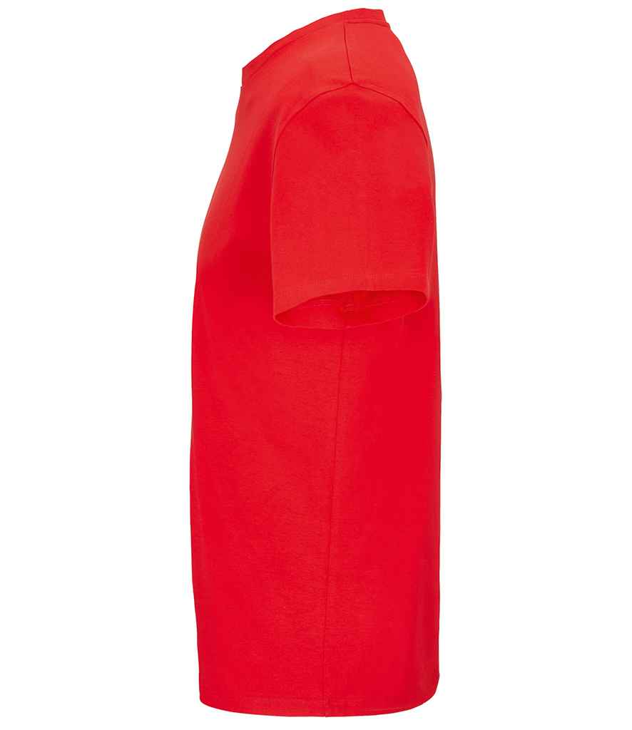 SOL'S Unisex Lyam Premium T-Shirt in Bright Red, side view