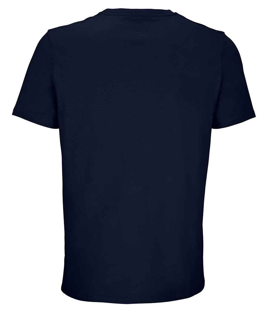 SOL'S Unisex Lyam Premium T-Shirt in French Navy, back view