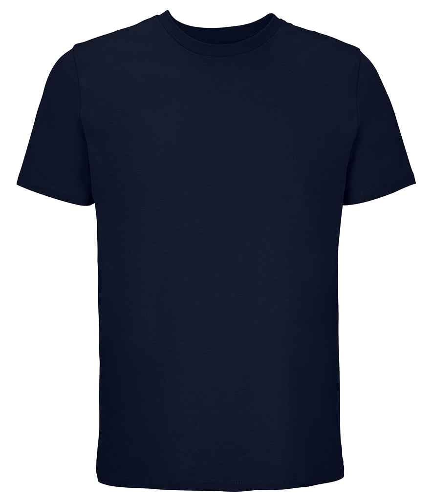 SOL'S Unisex Lyam Premium T-Shirt in French Navy, front view