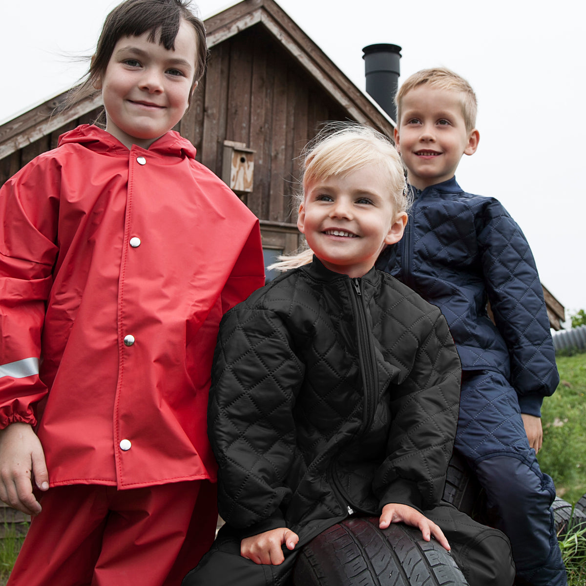 ELKA Rainwear Rain jacket for Kids, front view