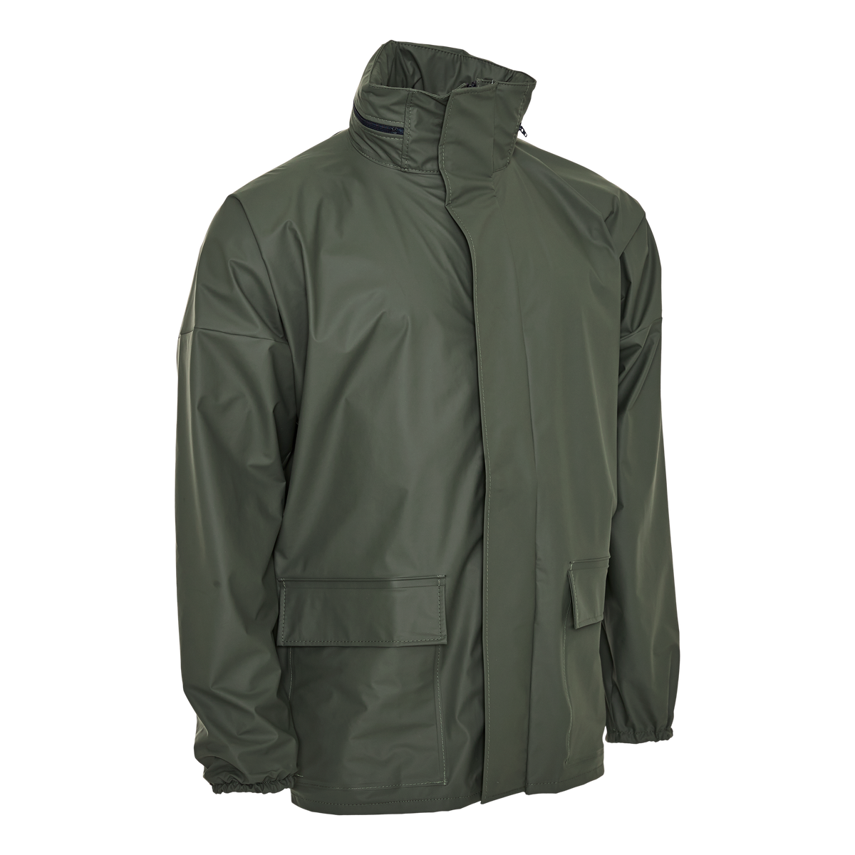 ELKA Rainwear ELKA PRO Jacket in Olive, front view