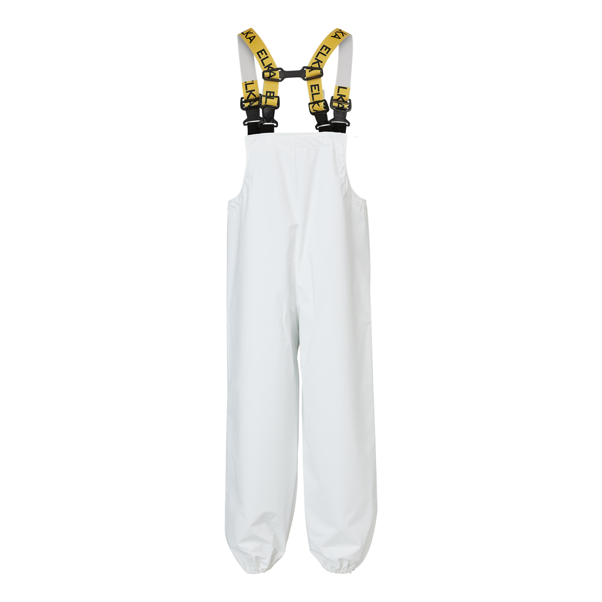 ELKA Rainwear ELKA PRO Bib & brace w/ pockets for knee pads in White