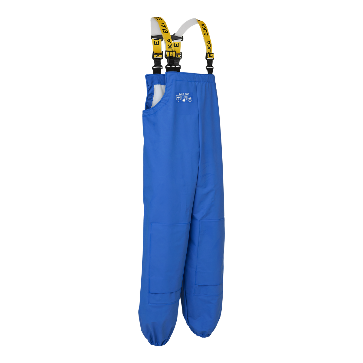 ELKA Rainwear ELKA PRO Bib & brace w/ pockets for knee pads in Cobalt