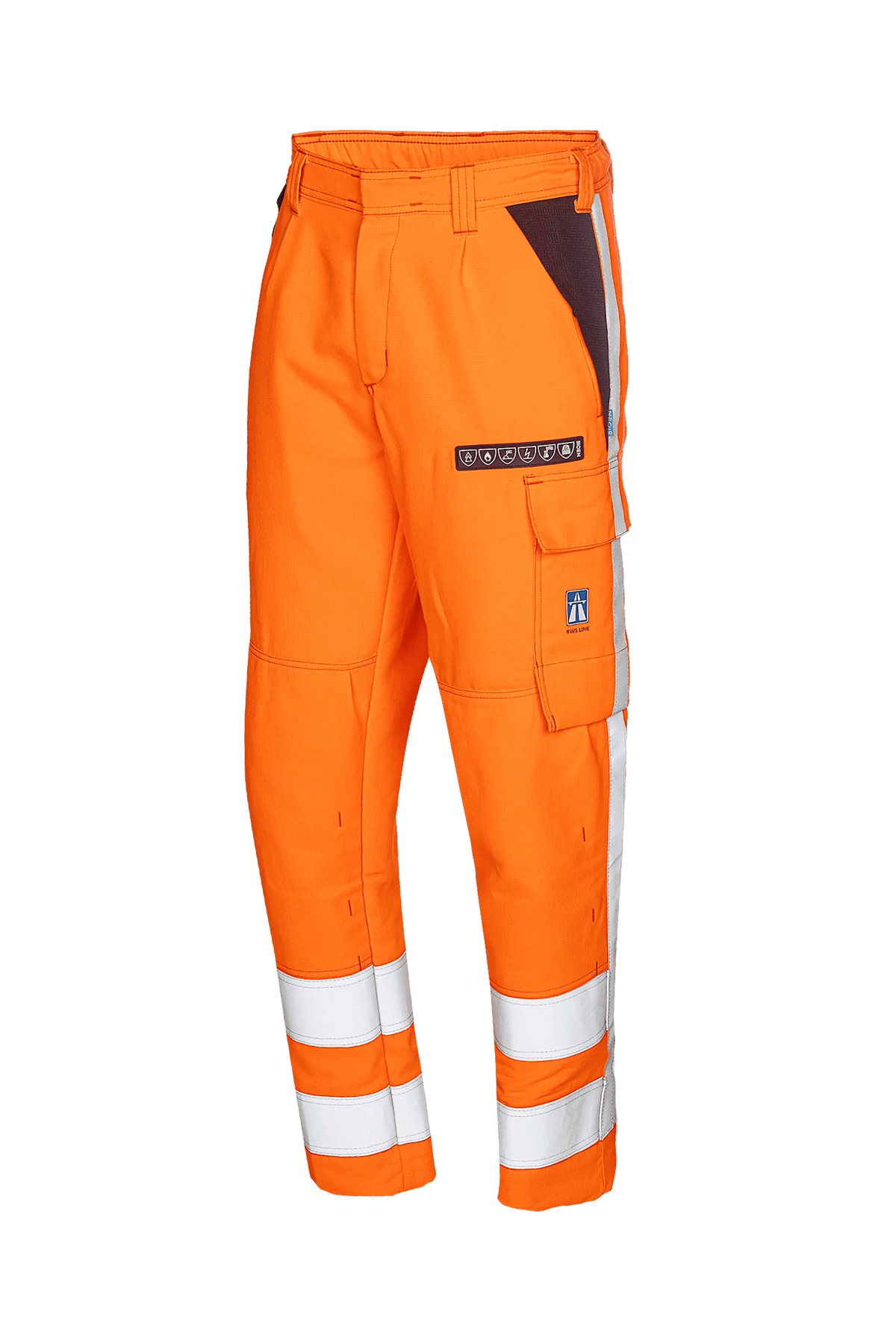 Sioen PRO Empe in High-vis orange, side view