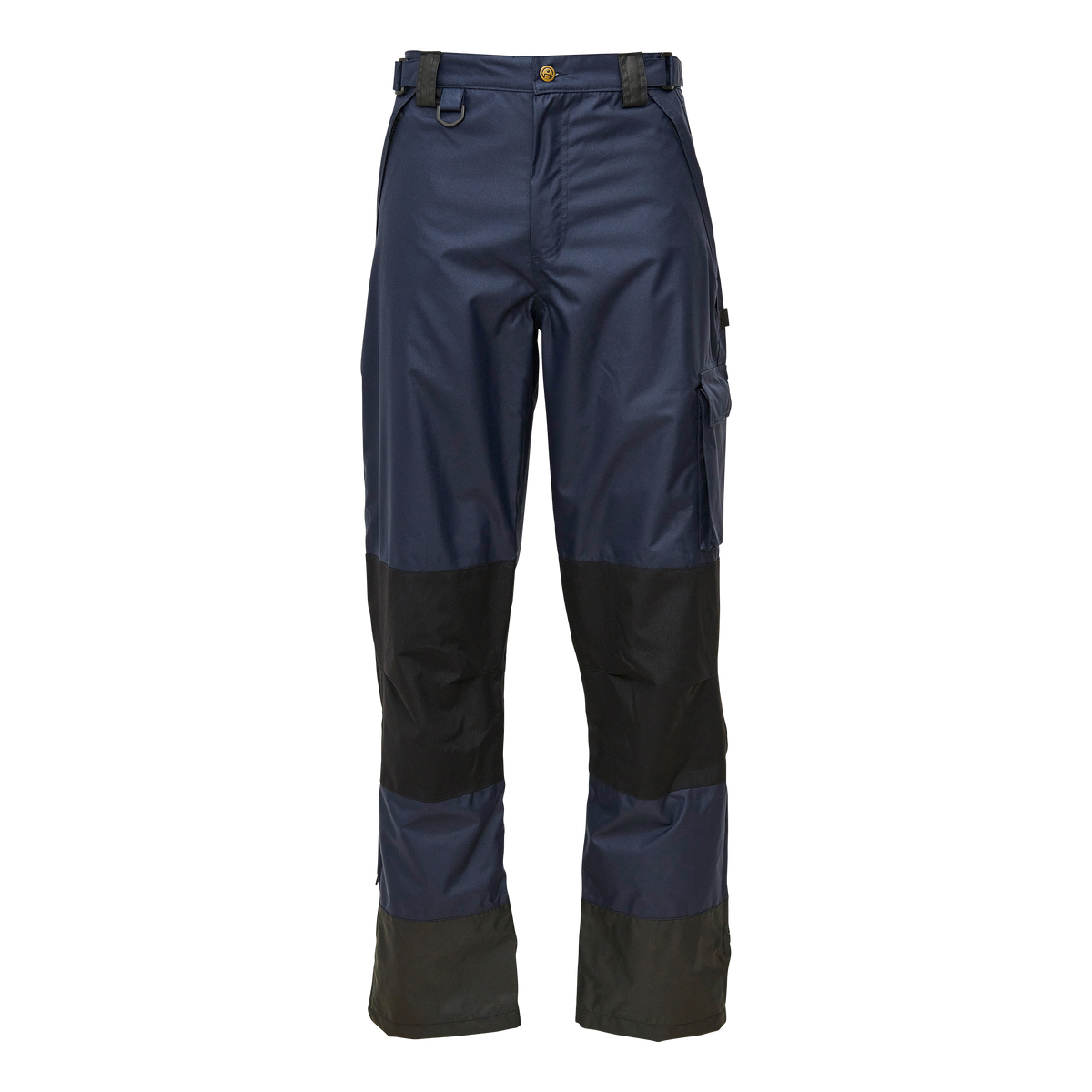 ELKA Rainwear Working Xtreme Oxford Trousers in Navy/Black