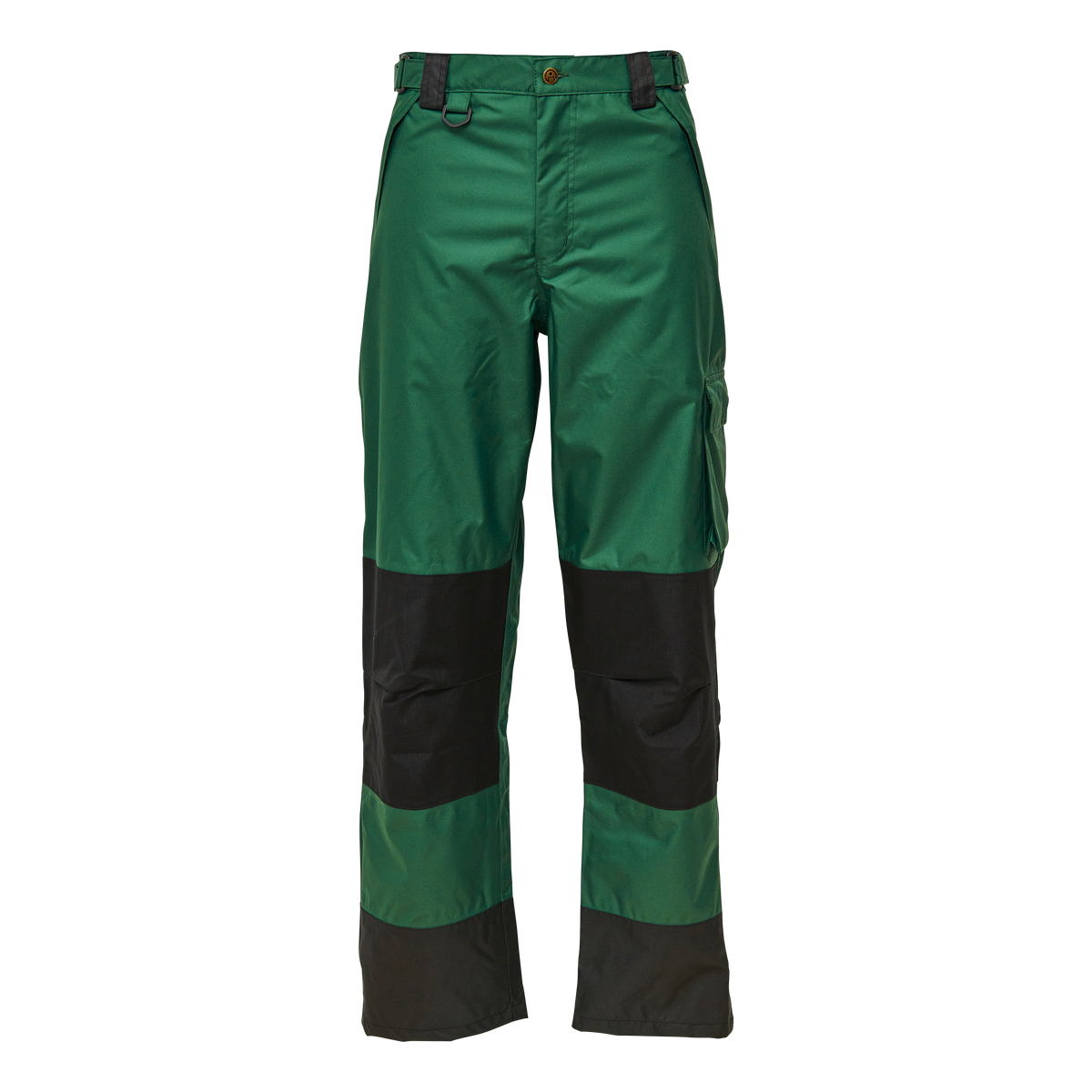 ELKA Rainwear Working Xtreme Oxford Trousers in Green/Black