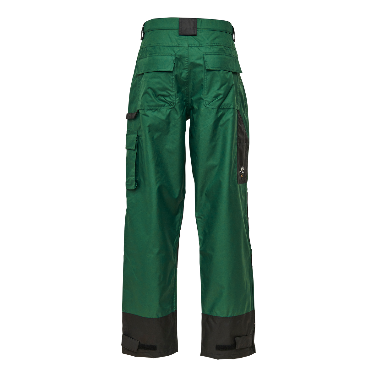 ELKA Rainwear Working Xtreme Oxford Trousers in Green/Black