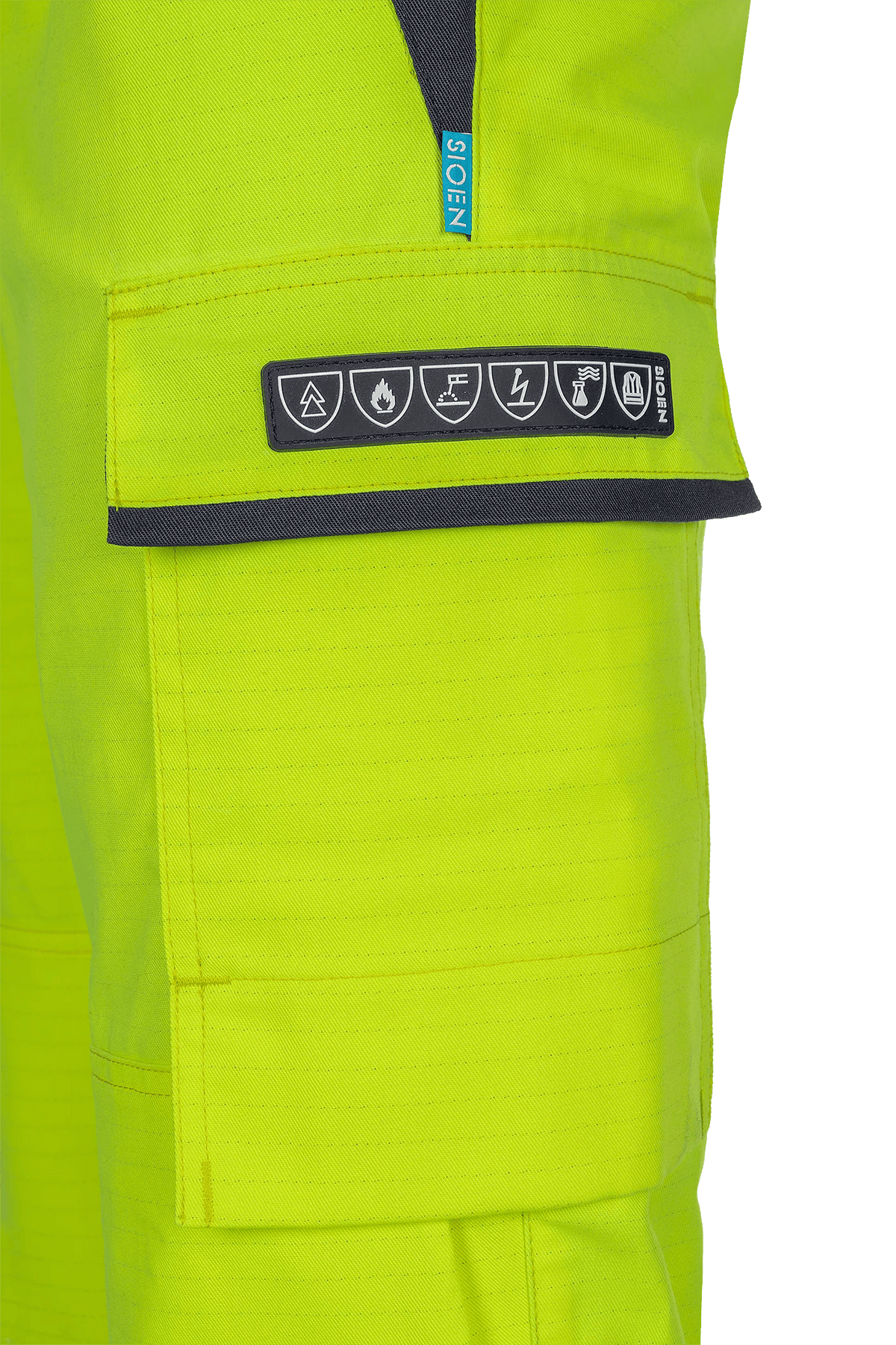 Sioen PRO Rondane in High-vis yellow/Navy blue