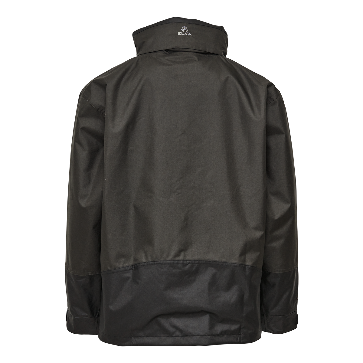 ELKA Rainwear Working Xtreme rain jacket with a 2-way zipper in Grey/Black