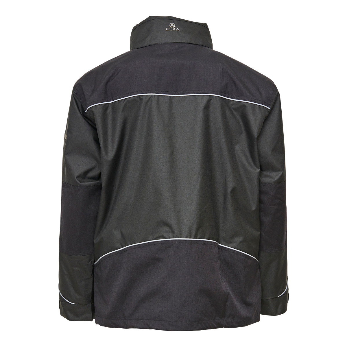 ELKA Rainwear Working Xtreme Oxford rain jacket in Black
