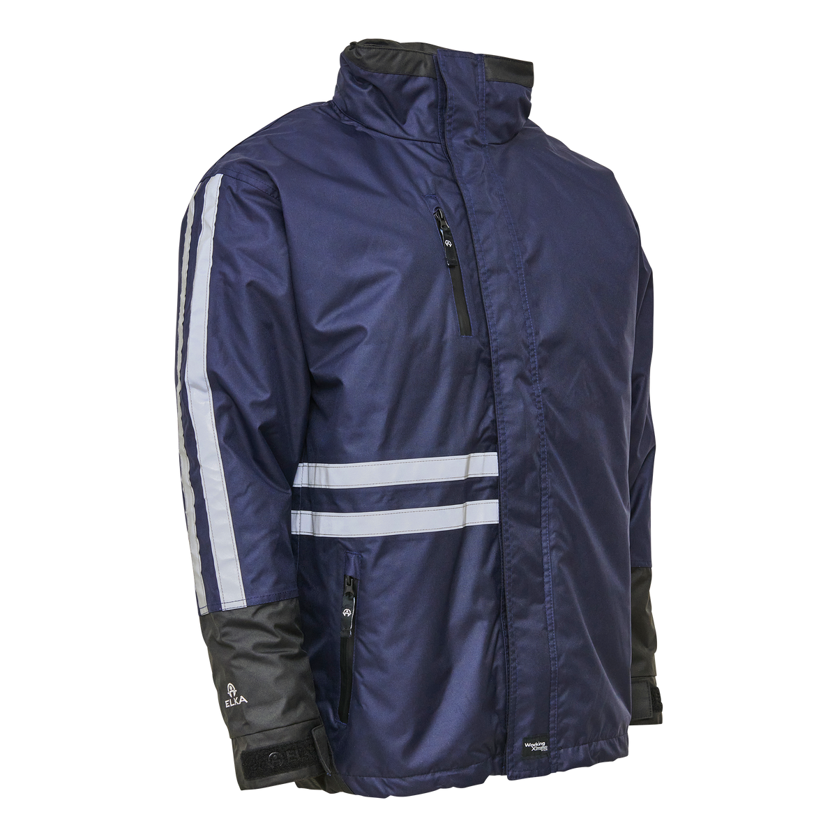 ELKA Rainwear Working Xtreme 2-In-1 Jacket in Navy/Black, front view