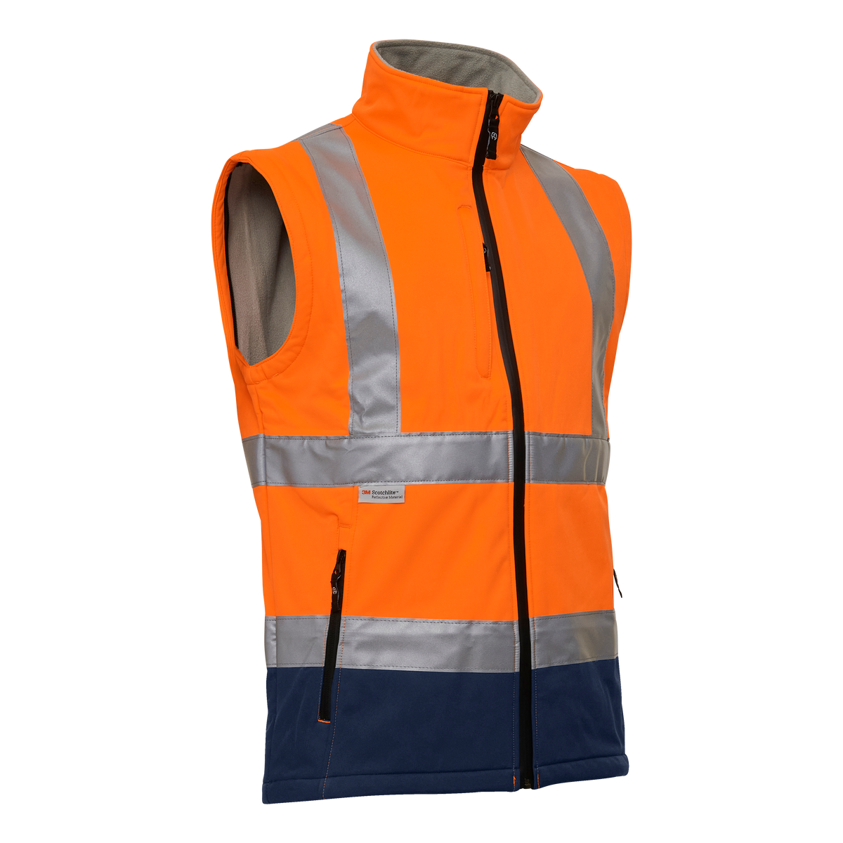 ELKA Rainwear Visible Xtreme Softshell jacket in Fl. Orange/Navy