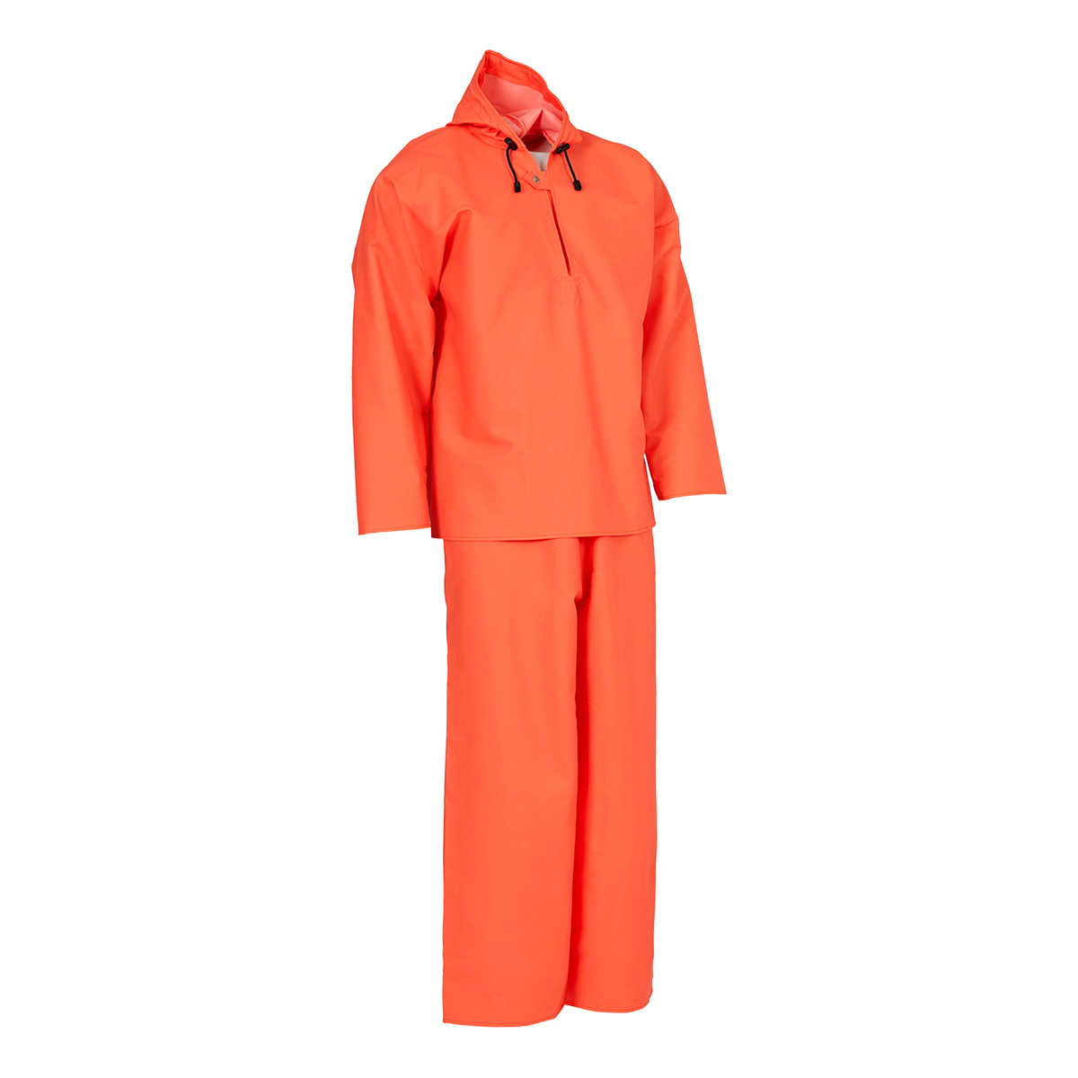 ELKA Rainwear Smock / Bib & Brace in Orange, front view