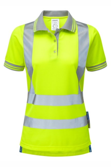 Pulsar Women's Short Sleeve Polo Shirt Yellow, main product image