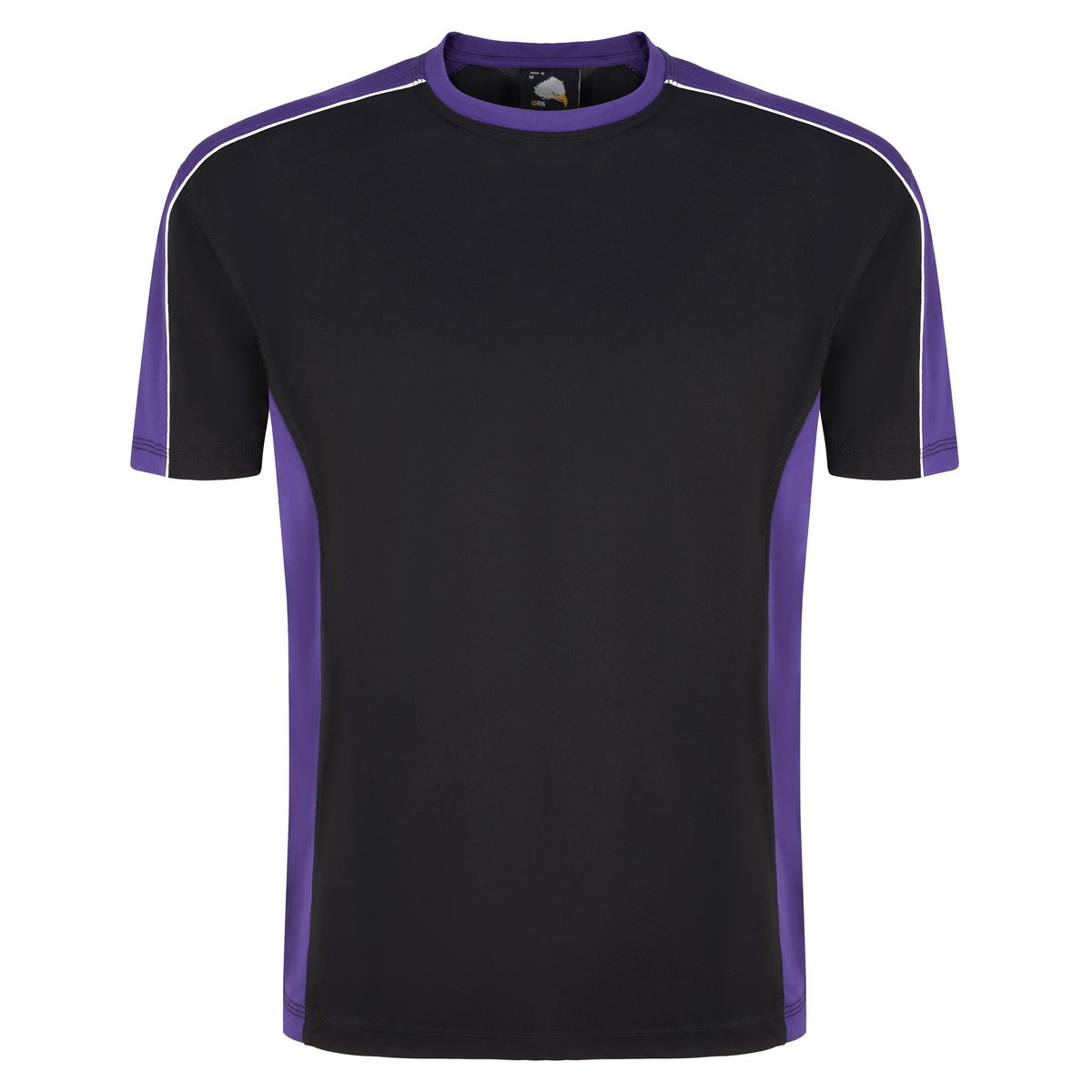 ØRN Avocet Wicking T-Shirt – Black - Purple – front