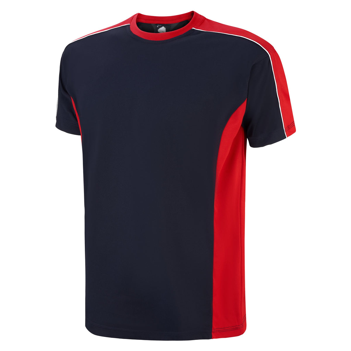 ØRN Avocet Wicking T-Shirt – Navy - Red – side