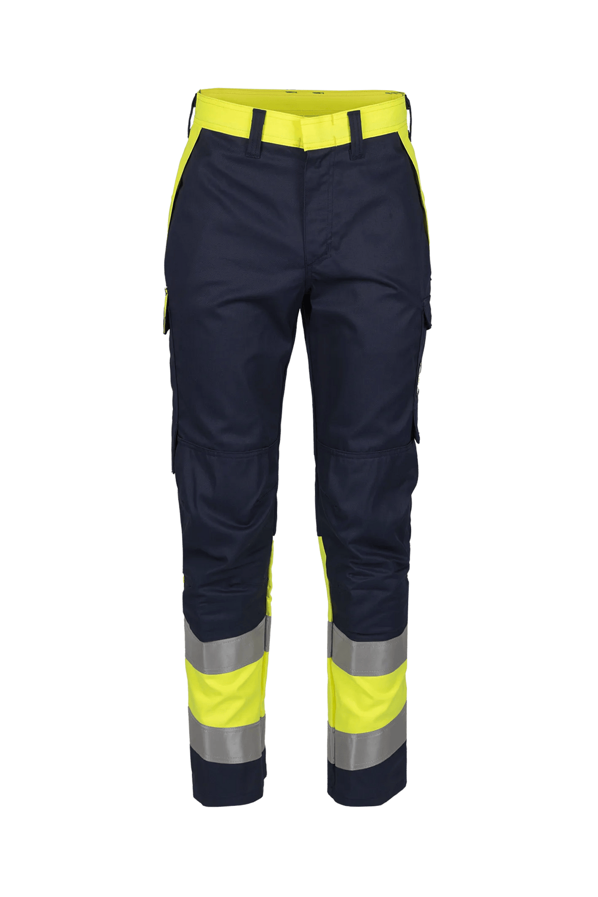 Sioen PRO Navi in Navy blue/High-vis yellow, front view