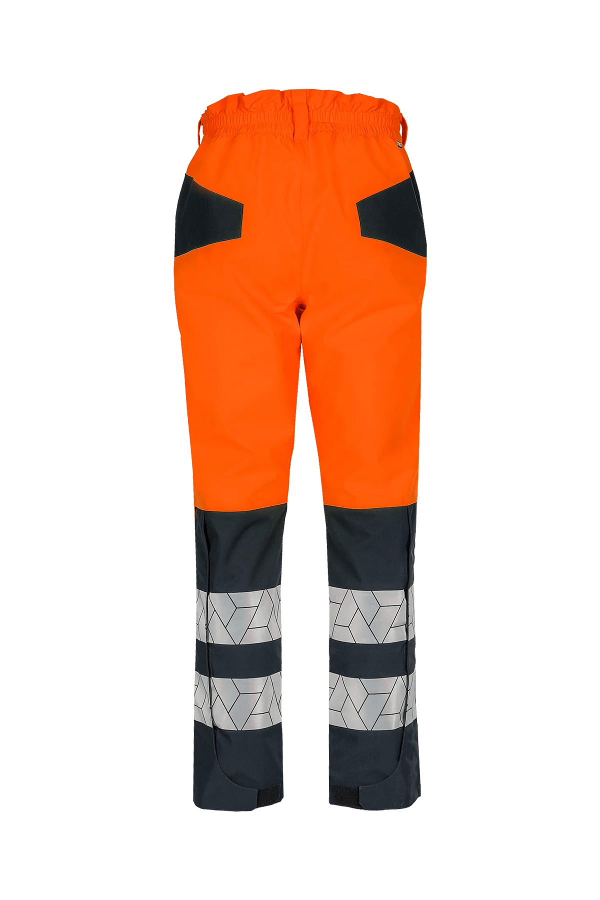 SYNQ Raylight in High-vis orange/Navy blue, back view