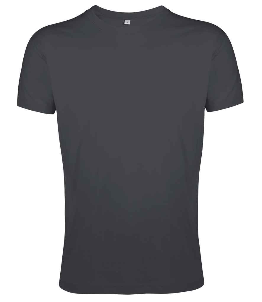 SOL'S Regent Fit T-Shirt in Dark Grey, front view