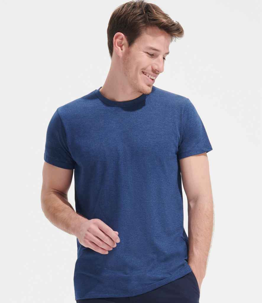 SOL'S Regent Fit T-Shirt in Heather Denim