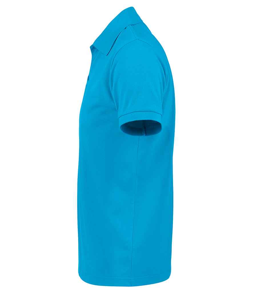 SOL'S Prime Poly/Cotton Piqué Polo Shirt in Aqua, side view