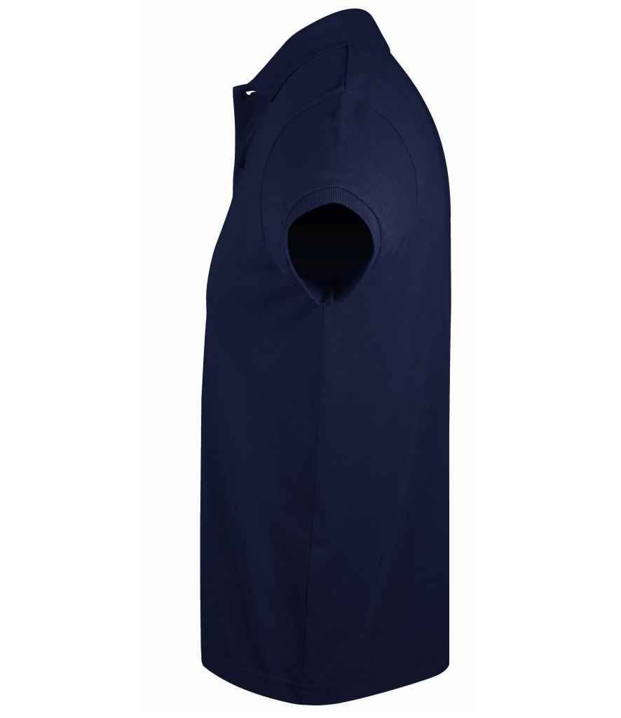 SOL'S Prime Poly/Cotton Piqué Polo Shirt in French Navy, side view
