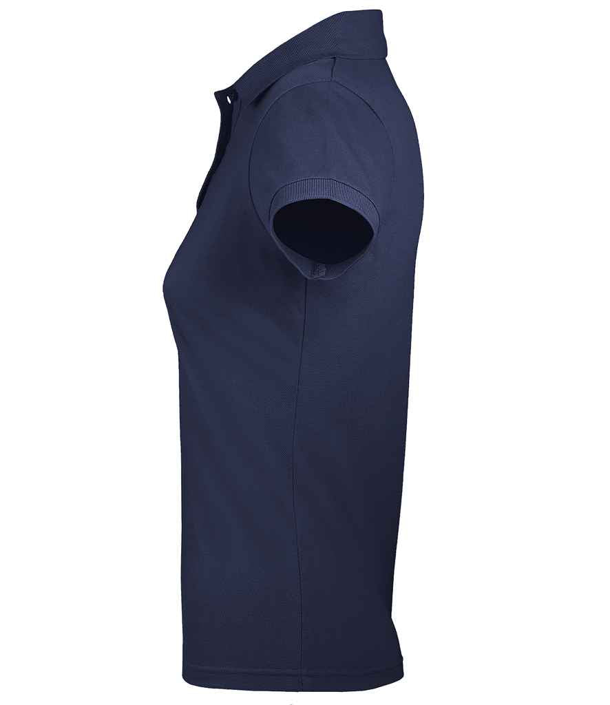 SOL'S Ladies Prime Poly/Cotton Piqué Polo Shirt in French Navy, side view