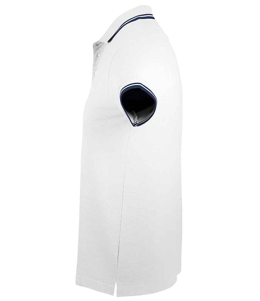 SOL'S Pasadena Tipped Cotton Piqué Polo Shirt, side view