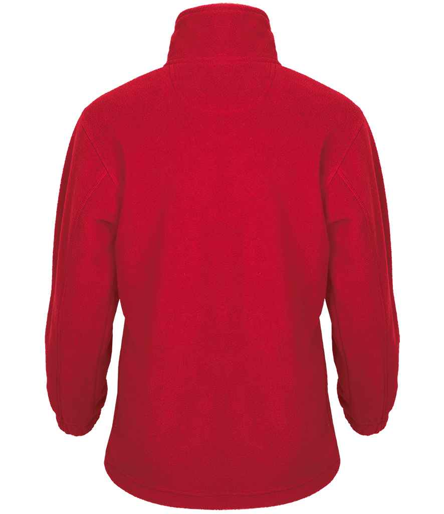 SOL'S Kids North Fleece Jacket in Red, back view