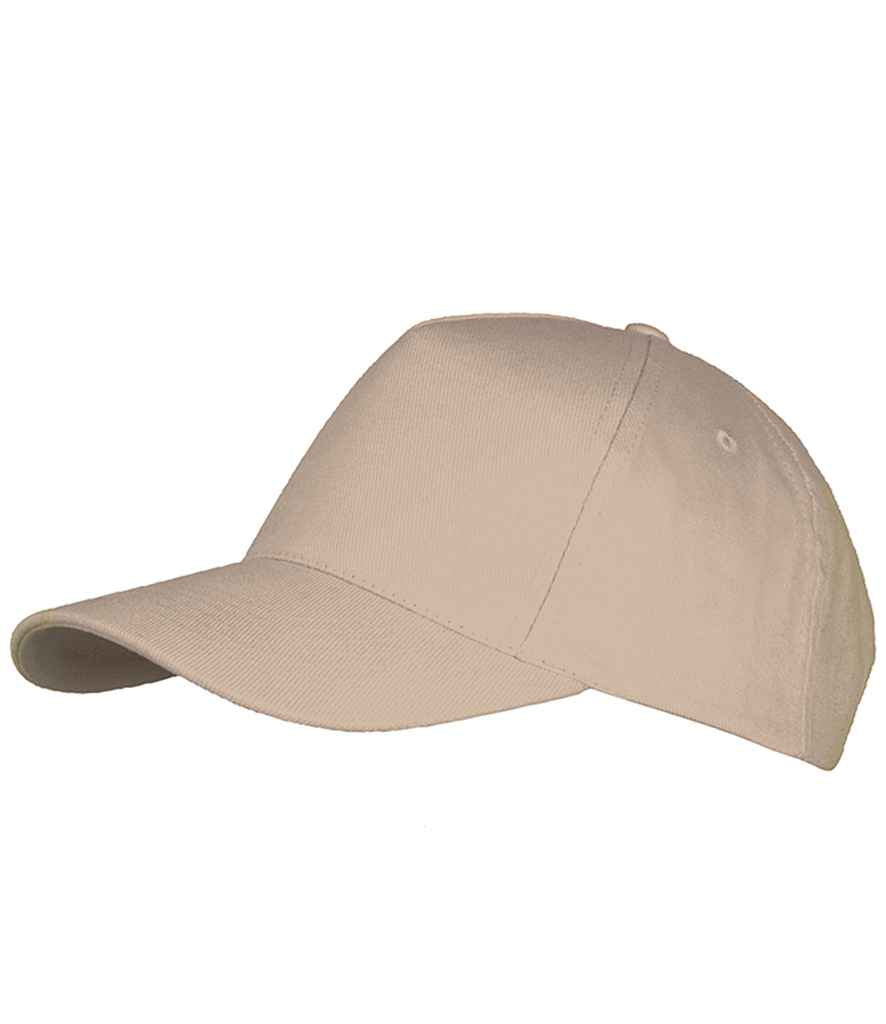 SOL'S Long Beach Cap in Beige, front view