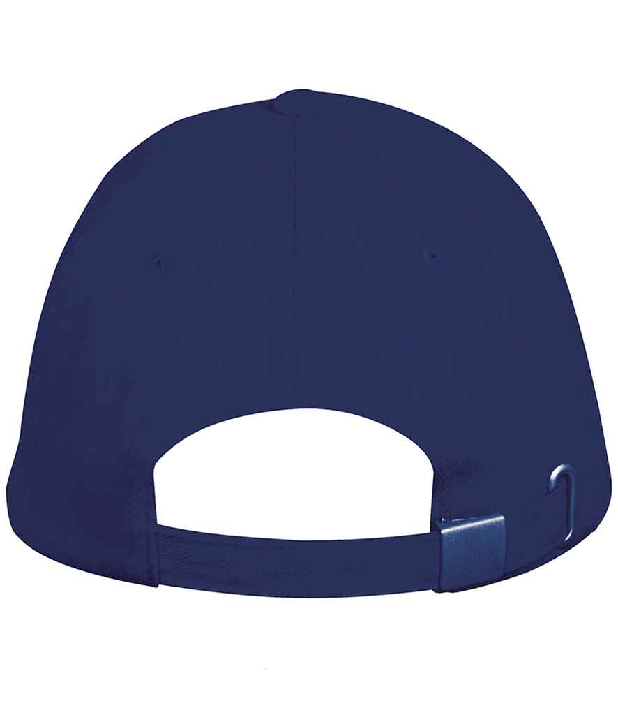 SOL'S Long Beach Cap in French Navy, back view