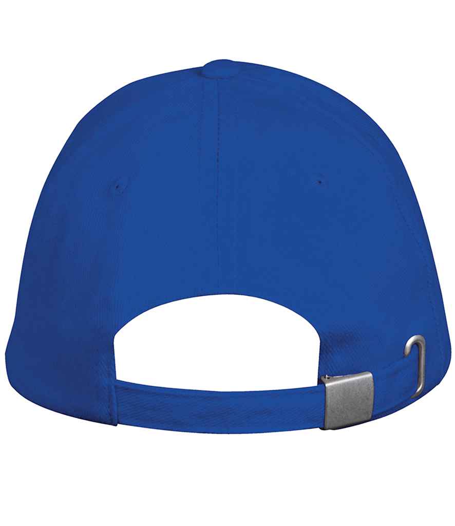 SOL'S Long Beach Cap in Royal Blue, back view