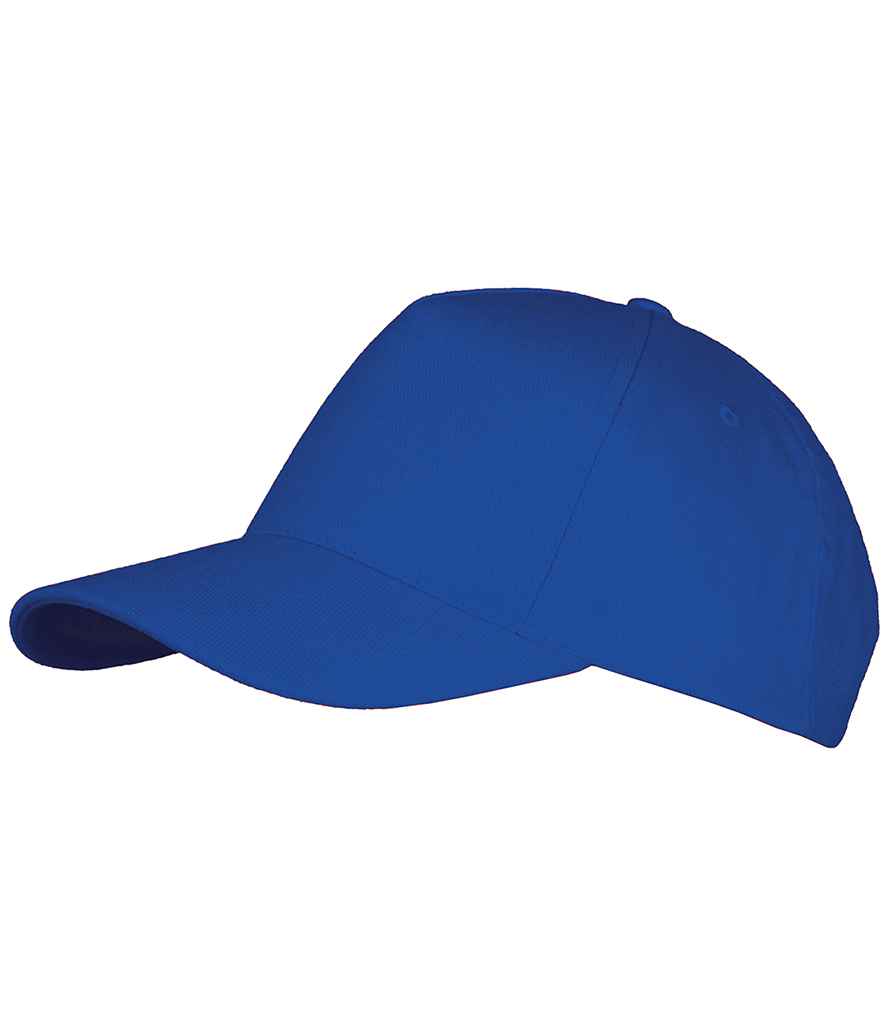 SOL'S Long Beach Cap in Royal Blue, front view