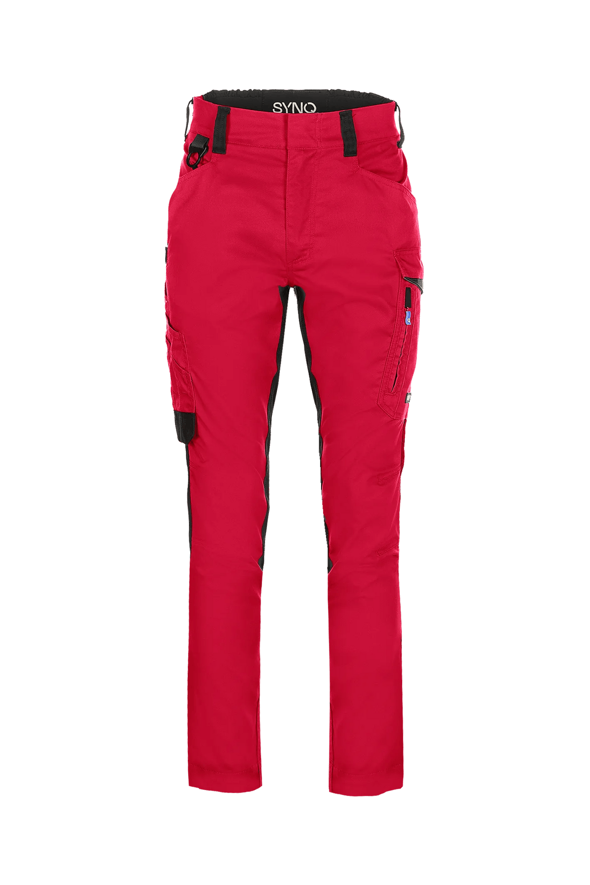 SYNQ Sqill in Red/Black, front view