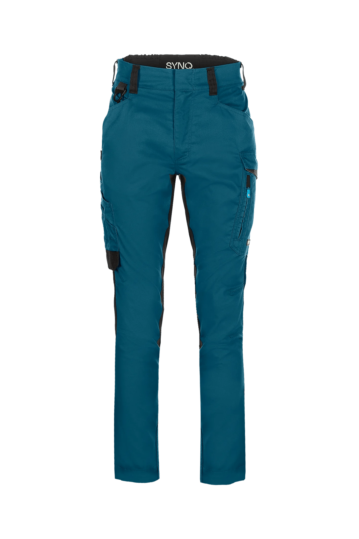 SYNQ Sqill in Petrol blue/Black, front view