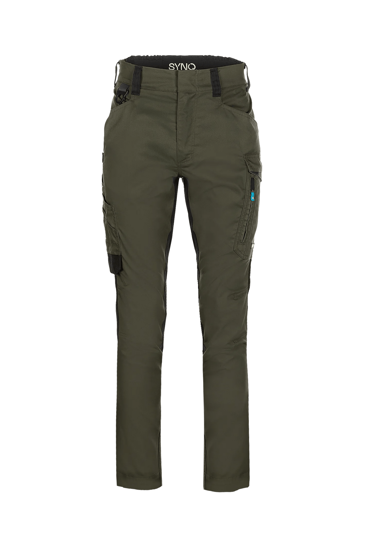 SYNQ Sqill in Khaki green/Black, front view