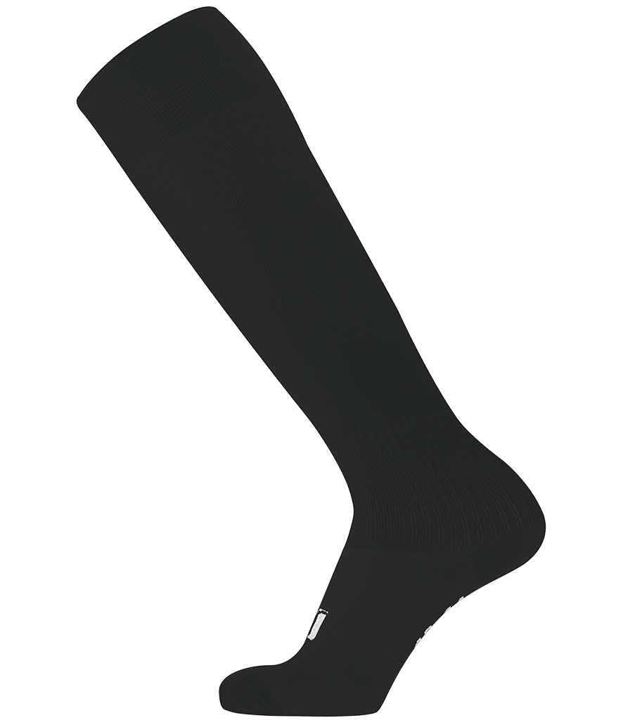 SOL'S Soccer Socks in Black, front view