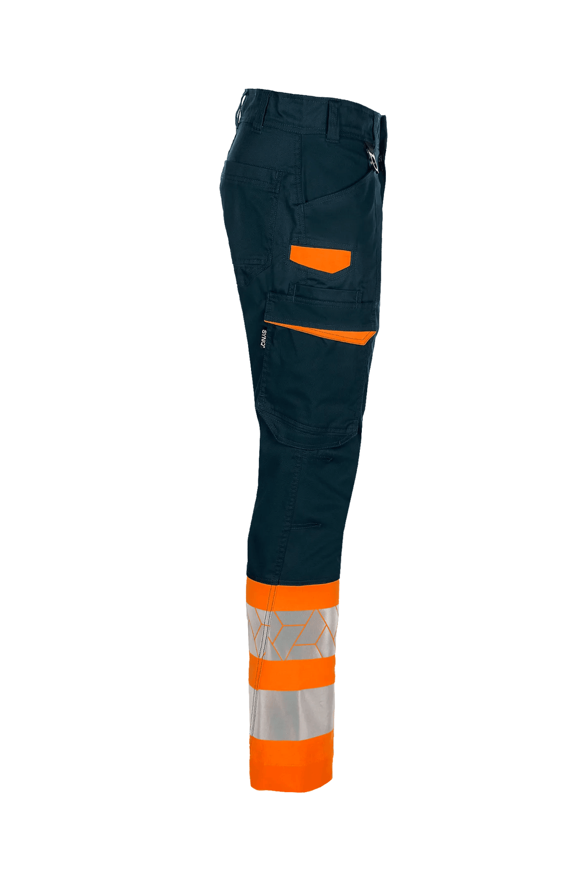 SYNQ Showup in Navy blue/High-vis orange, side view